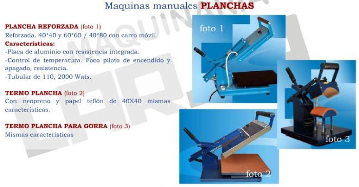 PLANCHAS